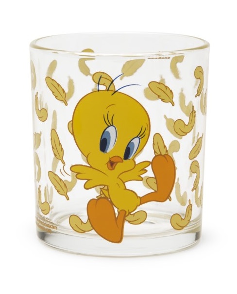 Excelsa set of 6 Looney Tunes Tweety and Sylvester glasses cl 25